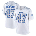 B.Bills #47 Christian Benford Player White Rivalries Collection Limited Edoa Stitched Jerseys