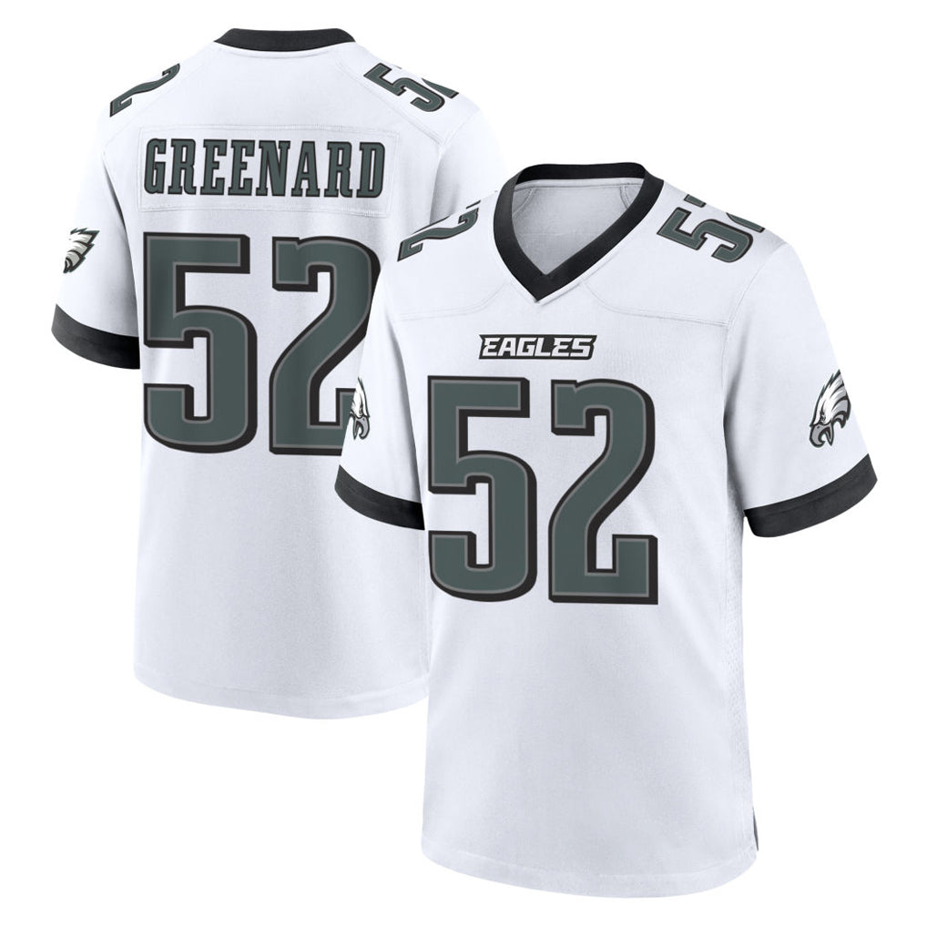 P.Eagles #52 Jonathan Greenard Player White Game Home Edoa Stitched Jerseys