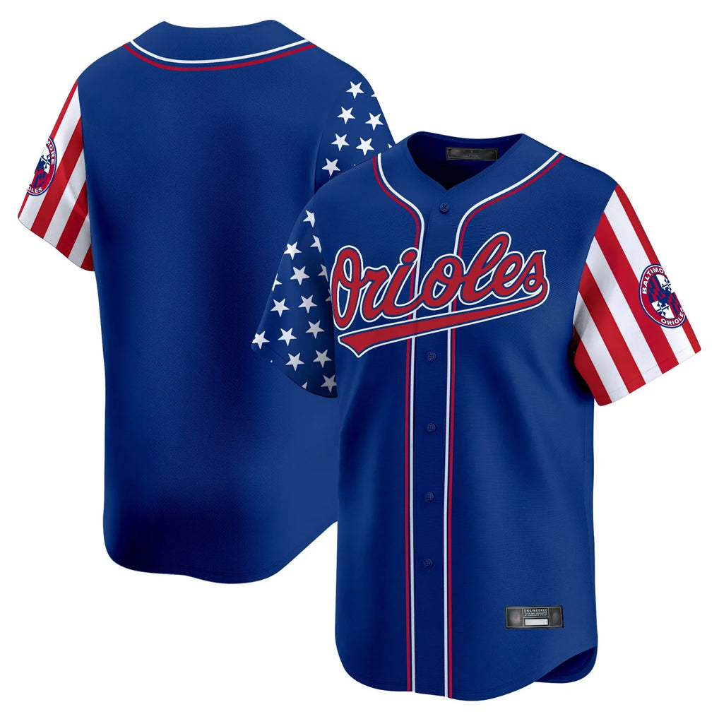 B.Orioles ## Orioles Blank Player Royal Independence Day Vapor Premier Limited Home Game Edoa Stitched Jerseys