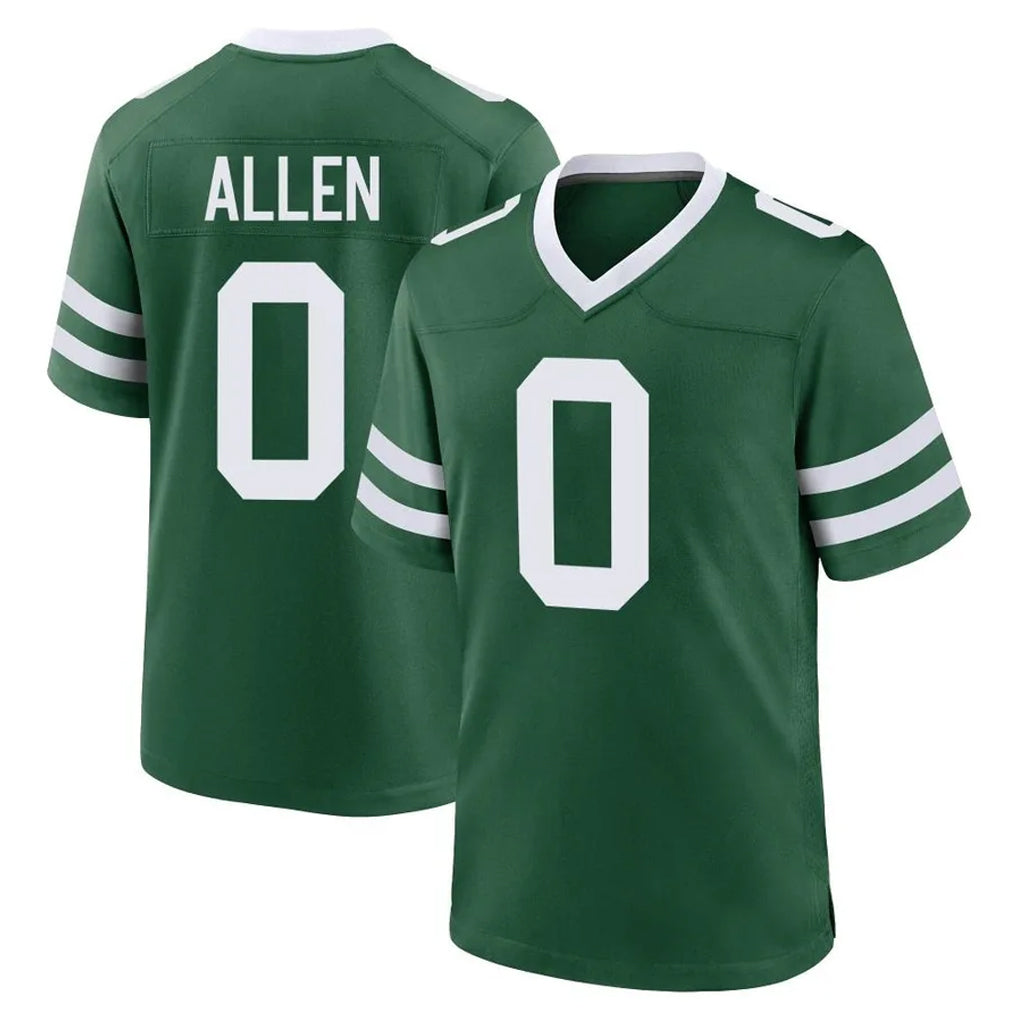 NY.Jets #0 Braelon Allen Player Green Legacy Home Game Edoa Stitched Jerseys
