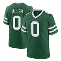 NY.Jets #0 Braelon Allen Player Green Legacy Home Game Edoa Stitched Jerseys