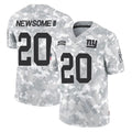 NY.Giants #20 Greg Newsome II Player Arctic Camo Salute To Service Limited Game Edoa Stitched Jerseys