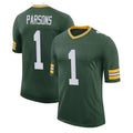 GB.Packers #1 Micah Parsons Player Green Limited Classic Home Game Edoa Stitched Jerseys