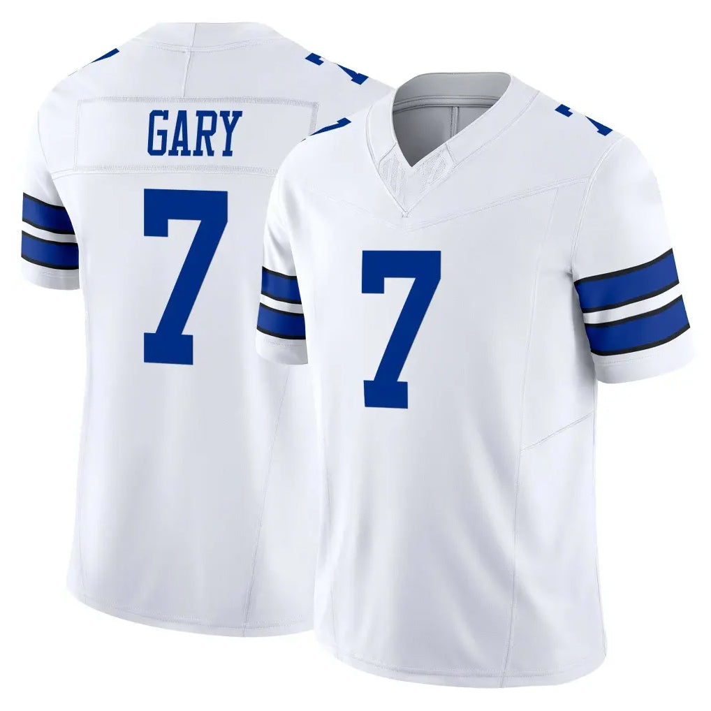 D.Cowboys #7 Rashan Gary Player White Limited Vapor F.U.S.E. Home Game Edoa Stitched Jerseys