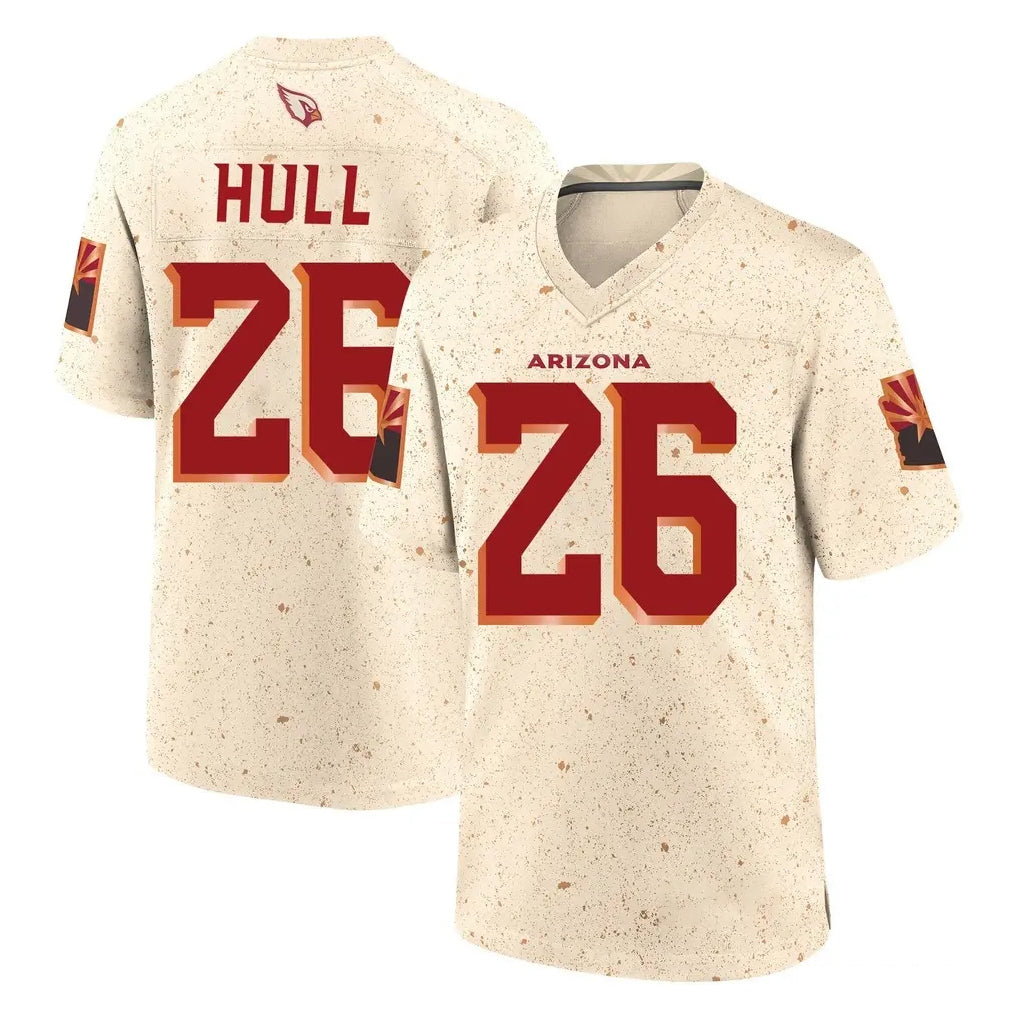 A.Cardinals #26 Evan Hull Player Cream Rivalries Collection Game Edoa Stitched Jerseys