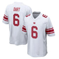 NY.Giants #6 Jaxson Dart Player White Home Game Edoa Stitched Jerseys