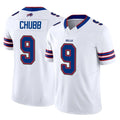 B.Bills #9 Bradley Chubb Player White Vapor F.U.S.E. Jersey Limited Home Game Edoa Stitched Jerseys