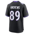 B.Ravens #89 Mark Andrews Player Black Home Game Edoa Stitched Jerseys