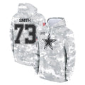 D.Cowboys #73 Tyler Smith Player Arctic Camo Salute to Service Hoodies Limited Game Edoa Stitched Jerseys