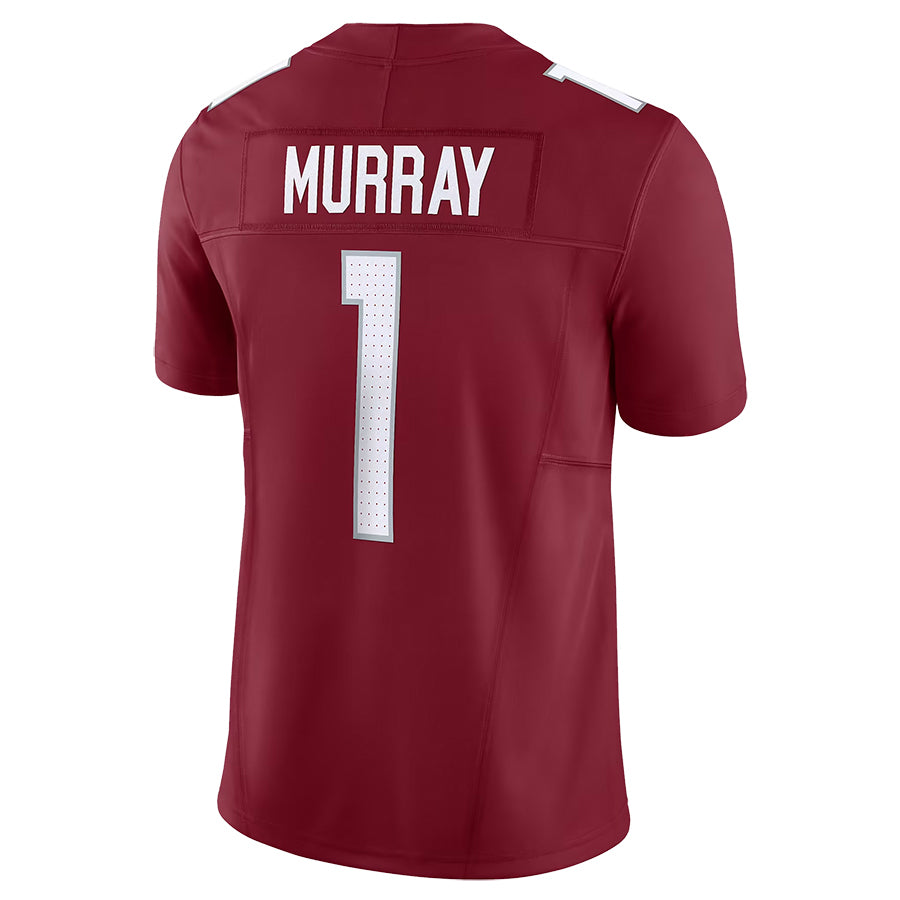 A.Cardinals #1 Kyler Murray Player Cardinal Vapor Limited Elite Home Game Edoa Stitched Jerseys
