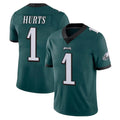 P.Eagles #1 Jalen Hurts Player Team Color Green Vapor Untouchable Home Game Edoa Stitched Jerseys