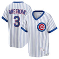 C.Cubs #3 Alex Bregman Player White T-shirt Cooperstown Collection Limited Edoa Stitched Jerseys