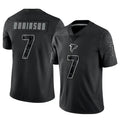 A.Falcons #7 Bijan Robinson Player Black RFLCTV Limited Edoa Stitched Jerseys