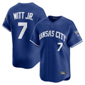 KC.Royals #7 Bobby Witt Jr. Player Royal Limited Home Edoa Stitched Jerseys