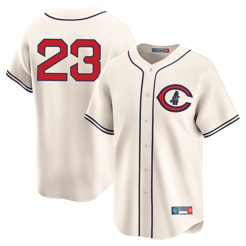 C.Cubs #23 Ryne Sandberg Player Cream Field of Dreams Limited Home Game Edoa Stitched Jerseys