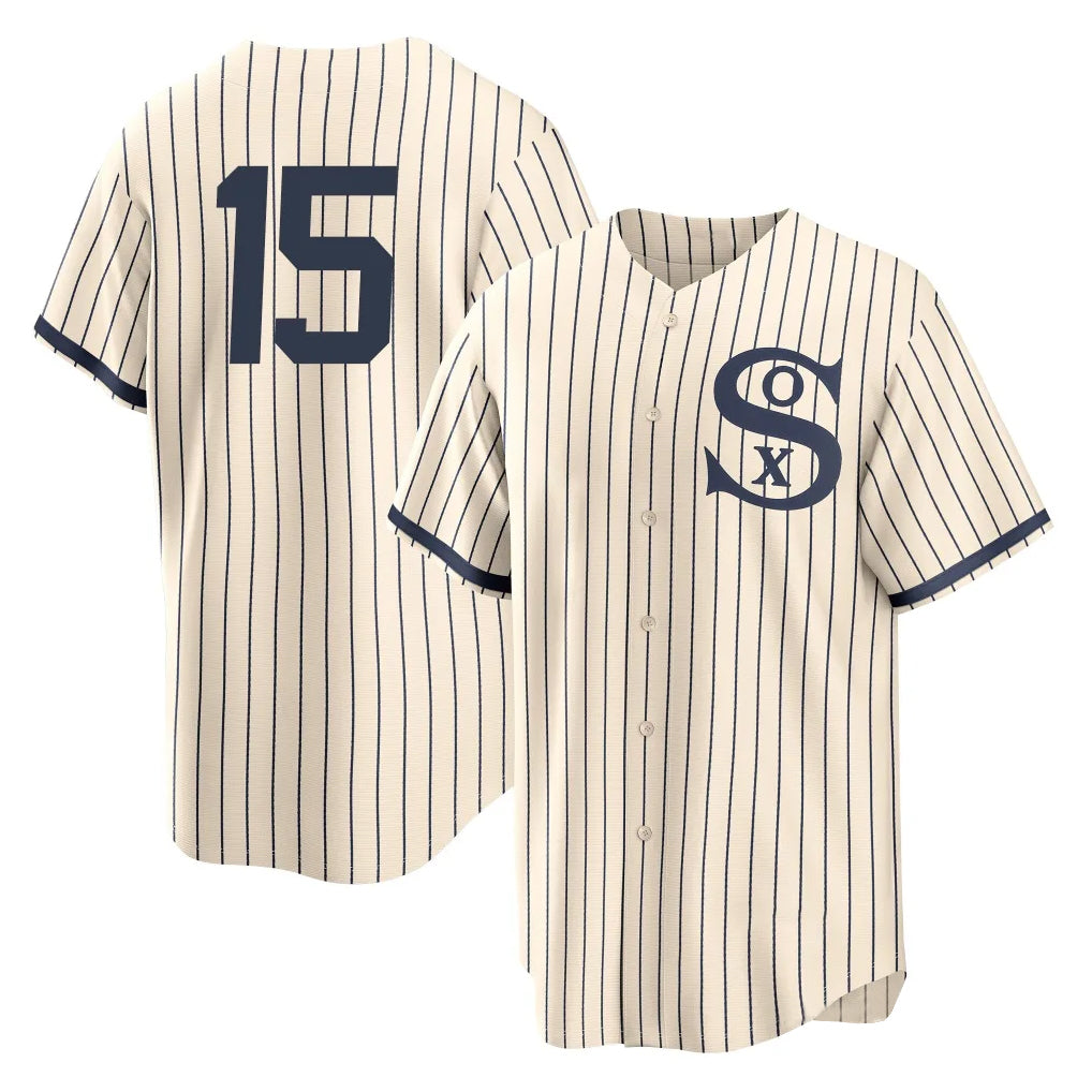 C.White Sox #15 Sean Newcomb Player Cream Field of Dreams Home Game Edoa Stitched Jerseys