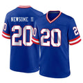 NY.Giants #20 Greg Newsome II Player Royal Classic Home Game Edoa Stitched Jerseys