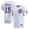 C.Cubs #15 Carson Kelly Player White Limited Home Game Edoa Stitched Jerseys