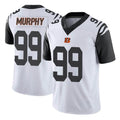 C.Bengals #99 Myles Murphy Player White Color Rush Vapor Untouchable Limted Home Game Edoa Stitched Jerseys