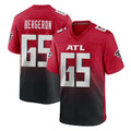 A.Falcons #65 Matthew Bergeron Player Red Home Game Edoa Stitched Jerseys