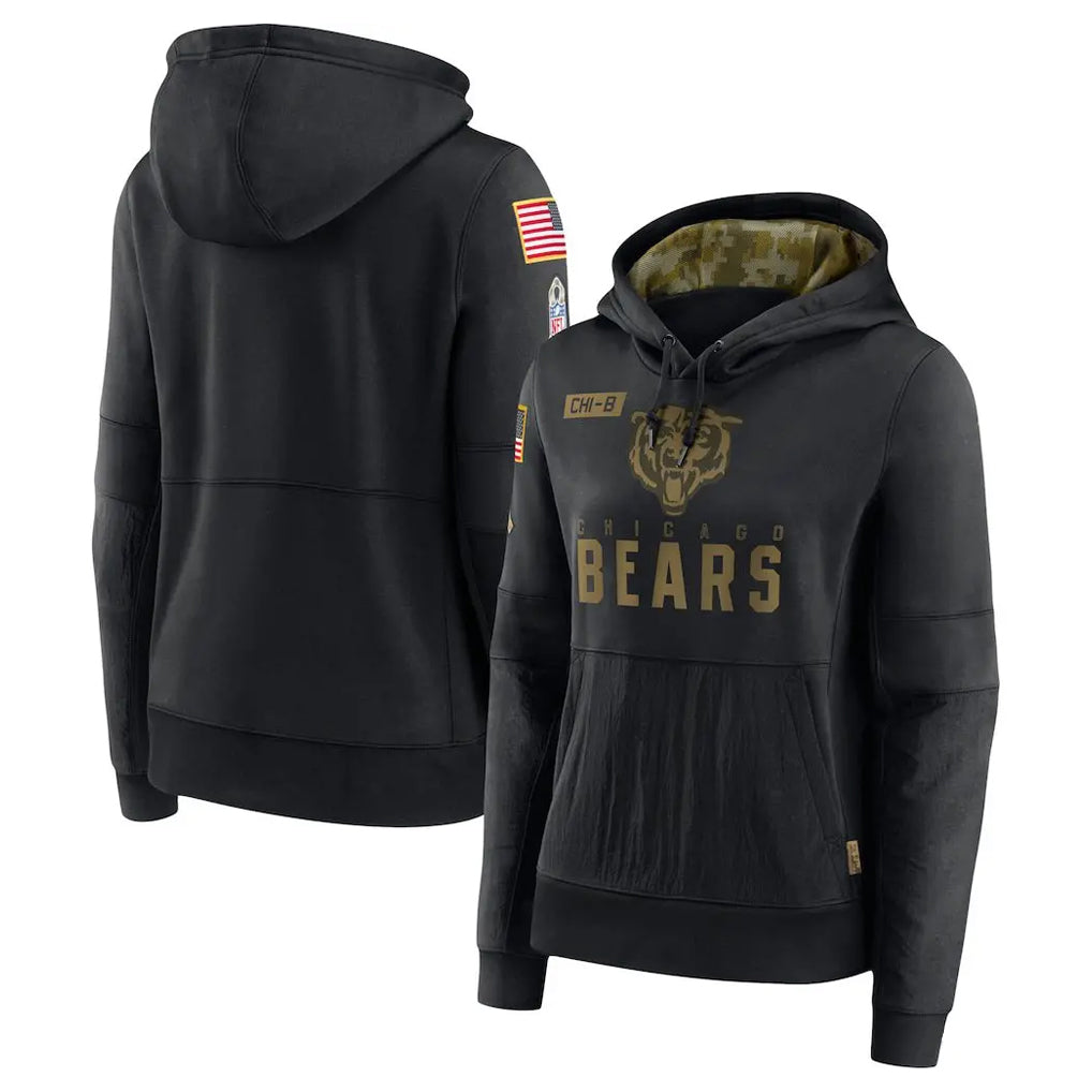 C.Bears ## Bears Blank Player Black Salute to Service Pullover Hoodies Limited Edoa Stitched Jerseys