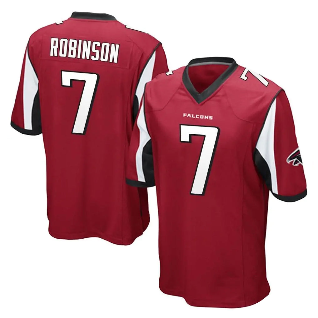 A.Falcons #7 Bijan Robinson Player Red Color Vapor Home Game Edoa Stitched Jerseys
