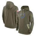 IN.Colts ## Colts Blank Player Olive Salute To Service Hoodies Limited Edoa Stitched Jerseys