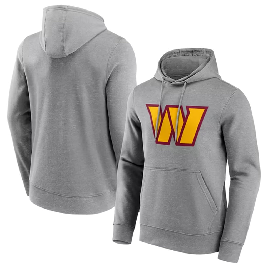 W.Commanders ## Commanders Blank Player Gray LOGO Pullover Hoodies Game Edoa Stitched Jerseys