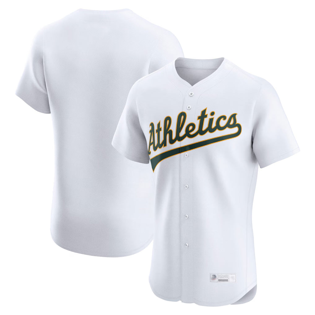 Athletics ## Athletics Blank Player White Limited Elite Home Game Edoa Stitched Jerseys