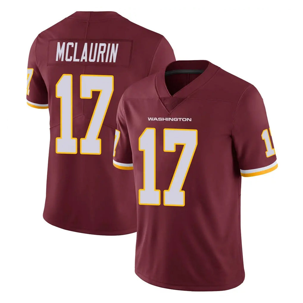 W.Commanders #17 Terry Mclaurin Player Burgundy Limited Team Color Vapor Untouchable Home Game Edoa Stitched Jerseys