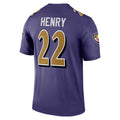B.Ravens #22 Derrick Henry Player Purple Legend Performance Game Edoa Stitched Jerseys