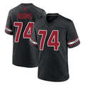 A.Cardinals #74 Isaiah Adams Player Black Alternate Game Edoa Stitched Jerseys