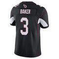 A.Cardinals #3 Budda Baker Player Black Vapor Limited Home Game Edoa Stitched Jerseys