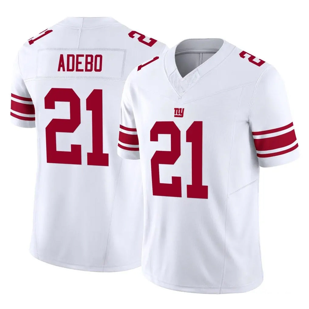 NY.Giants #21 Paulson Adebo Player White Limited Vapor F.U.S.E. Home Game Edoa Stitched Jerseys
