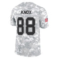 B.Bills #88 Dawson Knox Player Arctic Camo Salute to Service Limited Edoa Stitched Jerseys