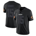 C.Bears #15 Rome Odunze Player Black Impact Limited Game Edoa Stitched Jerseys