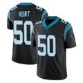 C.Panthers #50 Robert Hunt Player Black Vapor Untouchable Limited Game Edoa Stitched Jerseys