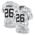 NY.Jets #26 Nahshon Wright Player Arctic Camo Salute to Service Limited Game Edoa Stitched Jerseys