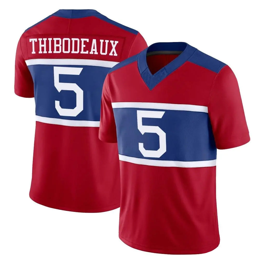 NY.Giants #5 Kayvon Thibodeaux Player Red Century Vapor F.U.S.E. Home Game Edoa Stitched Jerseys