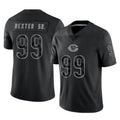 C.Bears #99 Gervon Dexter Sr. Player Black REFLECTIVE Limited Game Edoa Stitched Jerseys