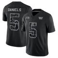W.Commanders #5 Jayden Daniels Player Black Limited 2026 Salute to Service Home Game Edoa Stitched Jerseys