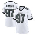P.Eagles #97 Moro Ojomo Player White Game Home Edoa Stitched Jerseys