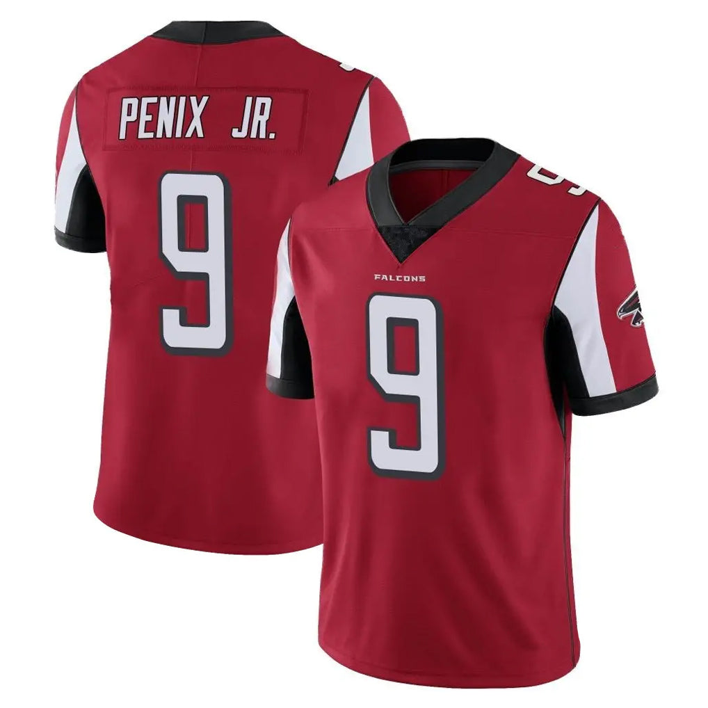 A.Falcons #9 Michael Penix Jr. Player Red Color Vapor Untouchable Limited Home Game Edoa Stitched Jerseys