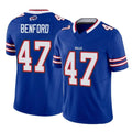B.Bills #47 Christian Benford Player Royal Vapor F.U.S.E. Limited Home Game Edoa Stitched Jerseys