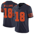 C.Bears #18 Caleb Williams Player Navy Blue Alternate Vapor Untouchable Limited Edoa Stitched Jerseys