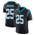 C.Panthers #25 Jonathon Brooks Player Black Vapor Untouchable Limited Game Edoa Stitched Jerseys