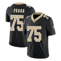 NO.Saints #75 Taliese Fuaga Player Black Limited Vapor Untouchable Home Game Edoa Stitched Jerseys