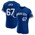 KC.Royals #67 Seth Lugo Player Royal Limited Elite Home Edoa Stitched Jerseys