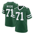 NY.Jets #71 Josh Myers Player Green Legacy Home Game Edoa Stitched Jerseys