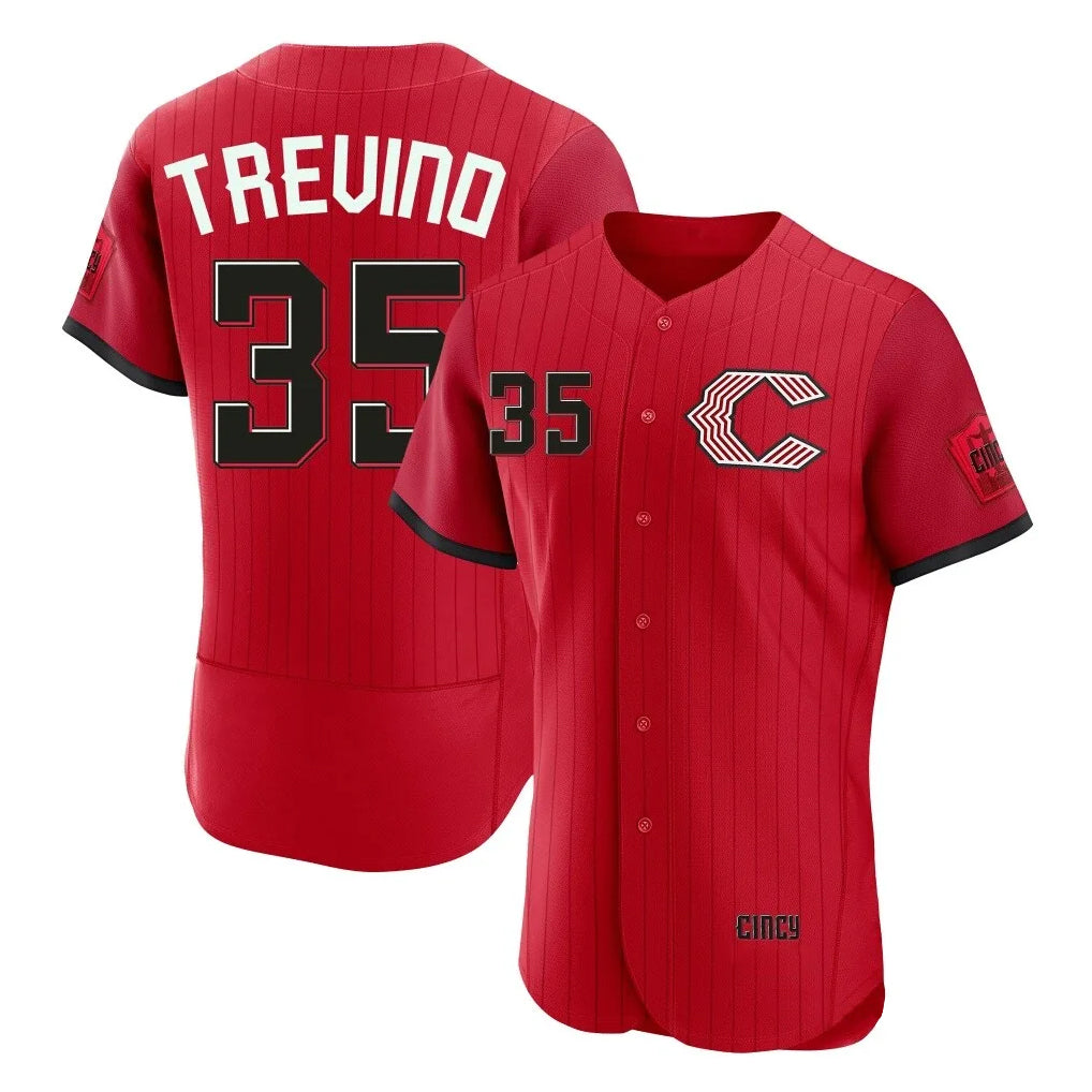 C.Reds #35 Jose Trevino Player Red 2026 City Connect Limited Elite Home Edoa Stitched Jerseys